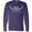 Purple, variant on Inktastic Big Brother, Deer Antlers, Arrow - Blue Gray Long Sleeve T-Shirt