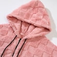 thumbnail image 3 of QHFBli Corduroy Jacket Men Winter Men's Casual Zip Jacket with Hood Thickened Padded Sweatshirt Couple Tops for Outdoor Comfort, 3 of 7