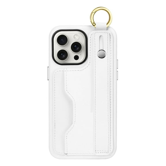 SaharaCase FingerGrip Phone Case for iPhone 15 Pro Max Shock Absorbing White (CP00485)