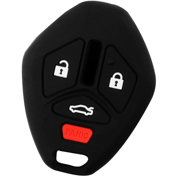 KeyGuardz Keyless Entry Remote Car Key Fob Outer Shell Cover Rubber Protective Case For Mitsubishi