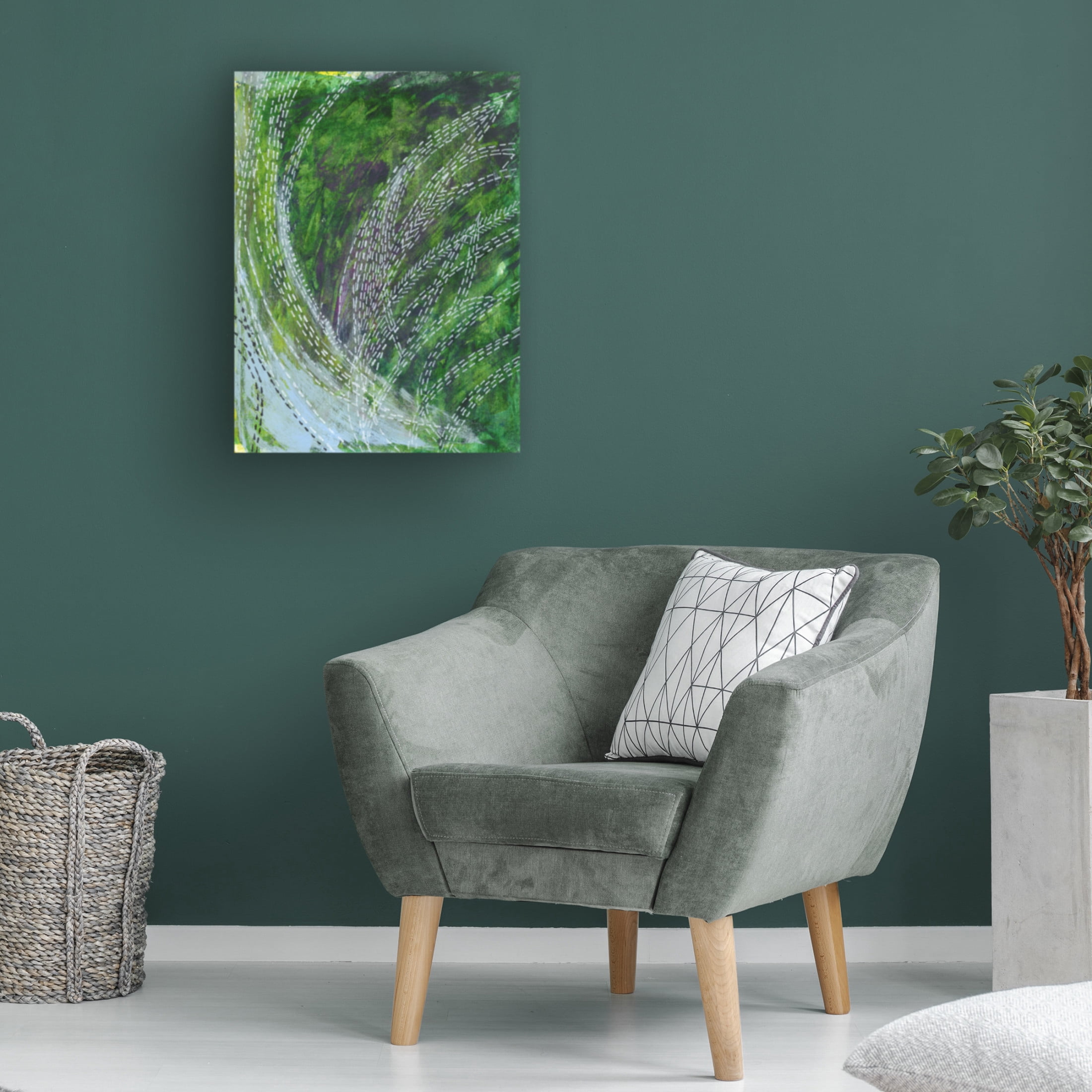 Canvas Wall Art - Medha Karandikar 'Spiritual Journal 13' Wall Art for Living Room, Bedroom, or Office Décor by Trademark Fine Art - 24 x 32 Inches