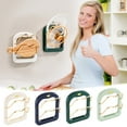 thumbnail image 1 of Estantería para utensilios de cocina - Portapalillos de cuchara montado en la pared con bandeja de drenaje, diseño de doble capa de ABS y aluminio, ahorrando espacio 24,5 x 21 cm, 1 of 9