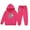Watermelon Red, variant on Girl Clothes Girls Clothing Sets Children's Middle And Older Children's Long Sleeved 2025 New Year's Print Hooded Top Sweater Pants Set