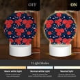 thumbnail image 3 of Honeii Rose Flower Print Acrylic LED Night Lamp,Round Touch-Control Night Light with 3 Lighting Modes,for Bedrooms, Living Rooms, and Gifting, 3 of 9