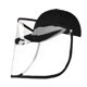 thumbnail image 3 of Sombreros protectores multifunción desmontables, cubierta facial anti-escupida, sombrero de cubo con cubierta para trabajo al aire libre Baoblaze Sombrero protector anti escupir, 3 of 8