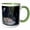 Green/White, variant on 3drose, Sea Lion Caves, Resting Sea Lions, Oregon, Usa - Us38 Jwi0669 - Jamie and Judy Wild, 11oz Mug