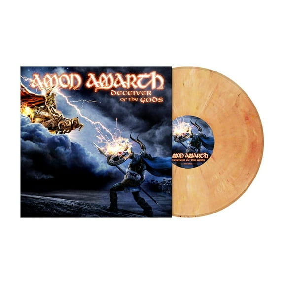 Amon Amarth Deceiver of the Gods (Beige Red Marbled) (Vinyl Record)