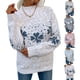 thumbnail image 3 of Christmas Turtleneck Snowflake Knit Sweaters Warm Wool Pullover Casual Jumper, 3 of 6