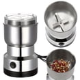 thumbnail image 3 of Electric Coffee Grinder, 4-Blade Spice Grinder, Portable Stainless Steel Grain Mill for Coffee Beans, Spices, Nuts, Grains, Dry Herbs, 3 of 7