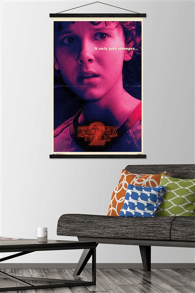 Netflix Stranger Things: Season 2 - Eleven Wall Poster with Magnetic Frame, 22.375" x 34"