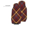 thumbnail image 6 of Vsdgher Buffalo Check Plaid Automotive Seat Covers for Cars Trucks and SUVs – Car Seat Covers for Truck Seat Protectors Set of 2, 6 of 7