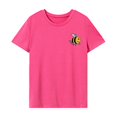 thumbnail image 2 of Camiseta para mujer de verano Tops Trajes Camiseta de cuello redondo para uso diario Oficina Camping SG, 2 of 7