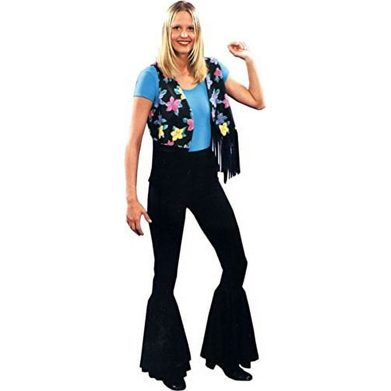 Halloween Express Women's 70s Bell Bottom Pants Costume - One Size Fits Most