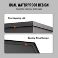 thumbnail image 5 of VEVOR, 28.4 lb, 36" Steel Trailer Tongue Tool Box Black, 5 of 12