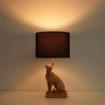 thumbnail image 5 of Home Decor Collection Black Leopard Brass Table Lamp, 5 of 8