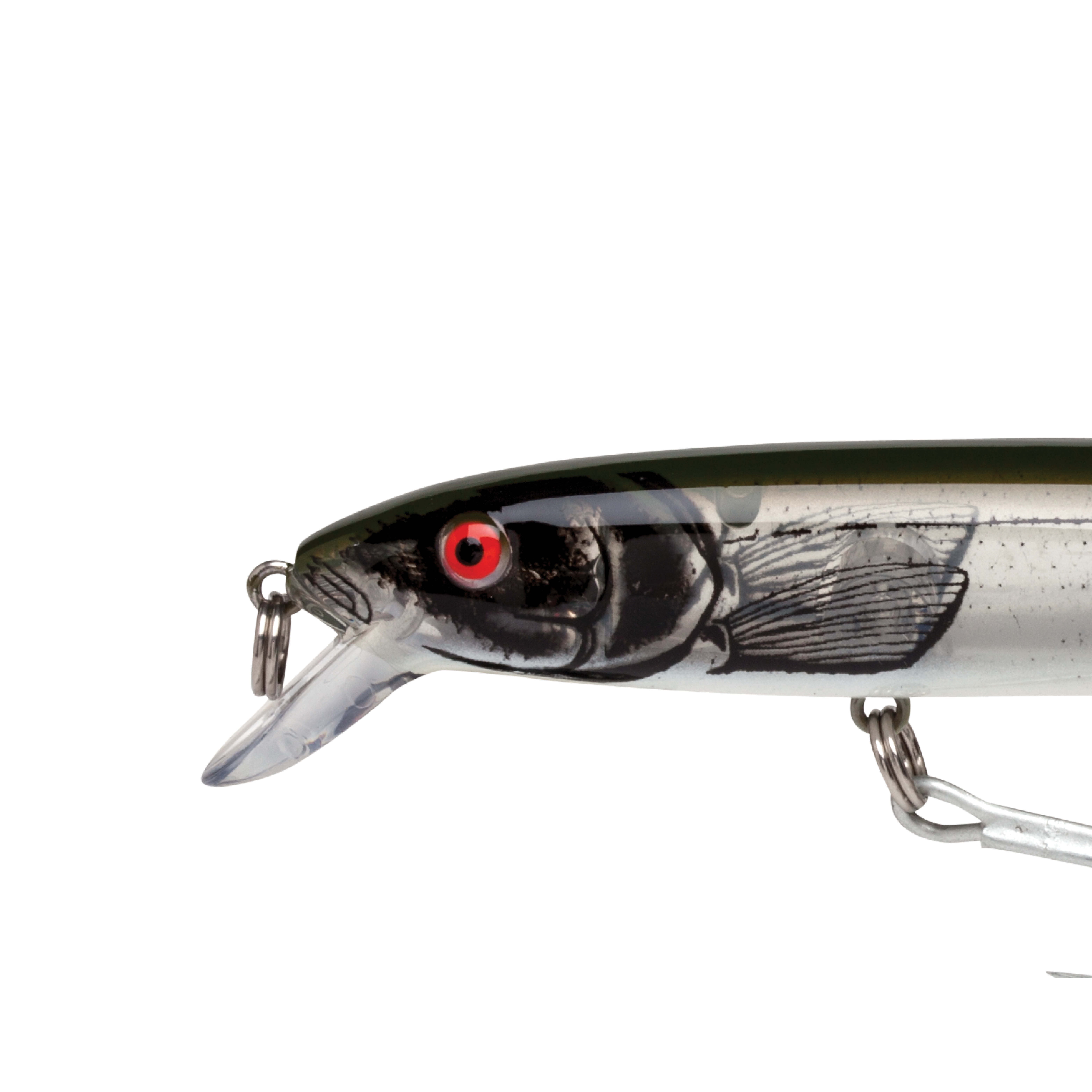 Bomber Saltwater Grade Magnum Long A - Silver Flash/Redhead
