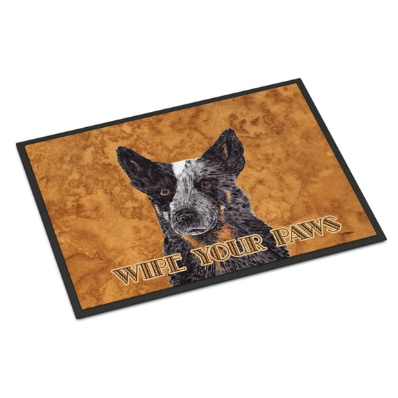 Carolines Treasures SC9141JMAT Australian Cattle Dog Door Mat Indoor Rug or Outdoor Welcome Mat 24x36 Doormat 36"L x