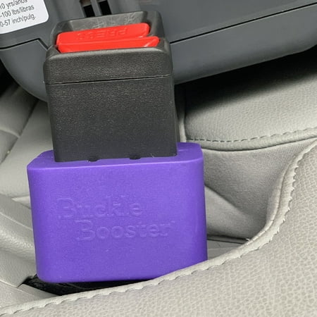 Buckle Booster for Seat Belts Stands Your Receptacle Up for Easy Reach - No More Floppy Buckle