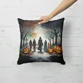 thumbnail image 2 of Vampires Spooky Halloween Fabric Decorative Pillow 18 in x 18 in, 2 of 5