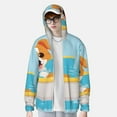 thumbnail image 2 of Rocae Cute Dog In Bath Breathable Sun Protection Hoodie Quick-Dry Lightweight Long Sleeve Hoodie Unisex Running Sports Shirt-Large, 2 of 7