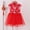 B-Red, variant on EQWLJWE Little Girls New Year Qipao Dress Stylish Red Cute Chinese Embroidery Short Sleeves Mesh Princess Gauze Dress for Spring Festival Family Gather(6M-9Y)