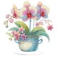 thumbnail image 1 of Decoraciones Escritorio Pintura Diamantes Acrílico Phalaenopsis Orquídea 5d Diy Showop, 1 of 9