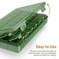 thumbnail image 5 of Lifewit Monthly Pill Organizer, 28 Day Medicine Organizer, Large Compartments Pill Box, Portable Travel Pill Case for Vitamins, Supplement, Medication, Green, 5 of 8