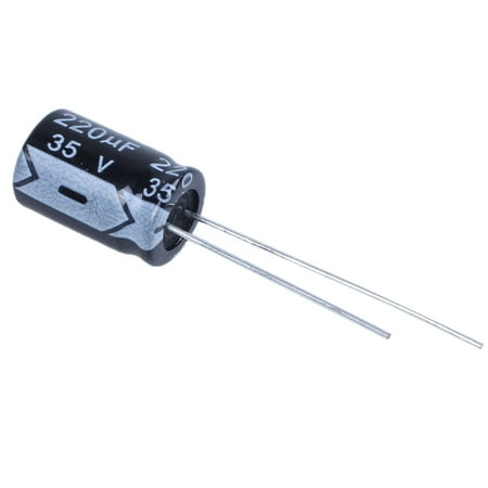 

10 x 220uF 35V 105C Electrolytic Capacitor 8x12mm