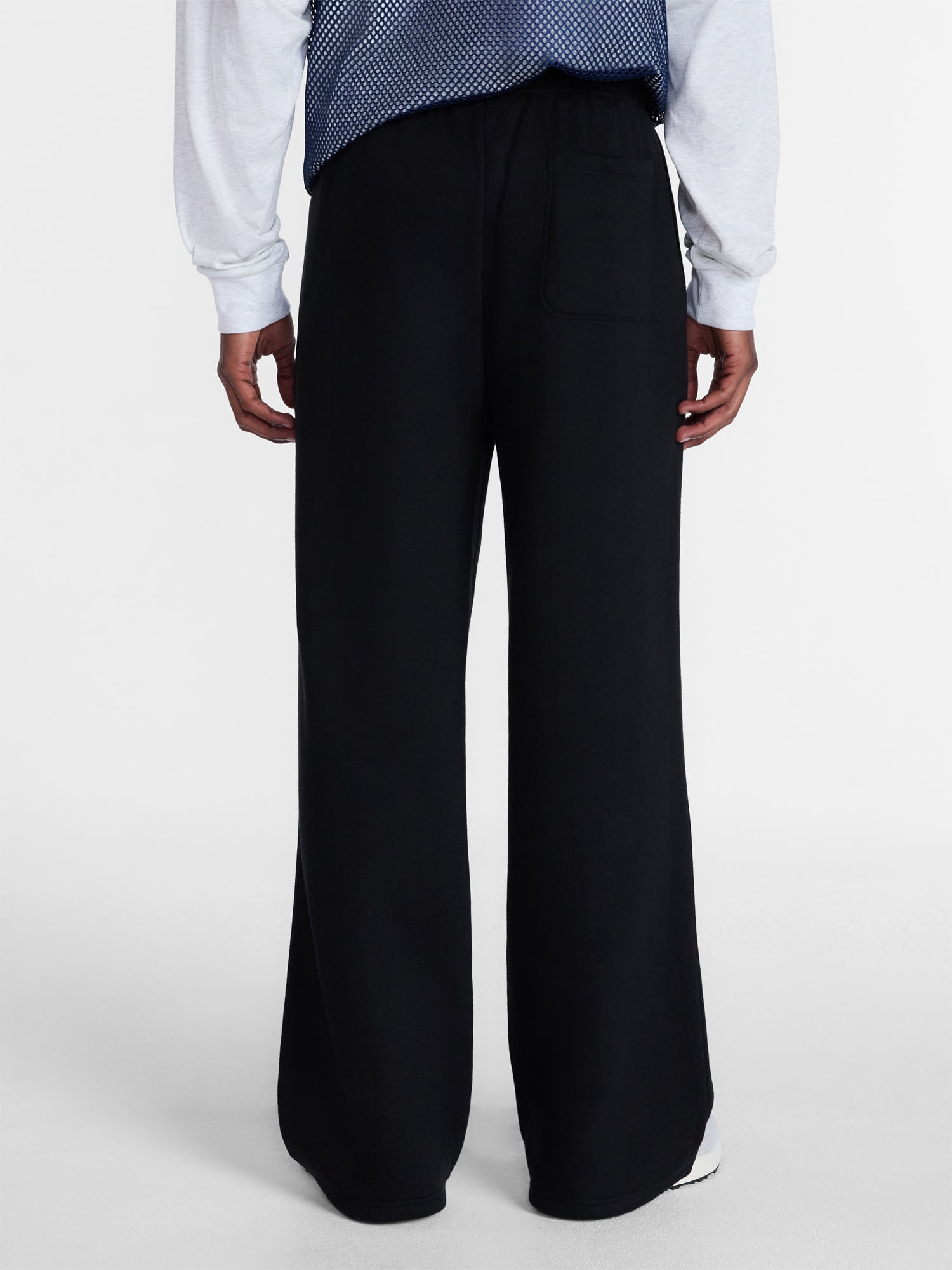 No Boundaries Fleece Open Hem Pants, Men's XS-5XB