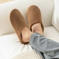 thumbnail image 6 of Somdot Memory Foam Slippers, with Thick and Soft Lining and a Silent Sole, Suitable for Both Men and Women, Brown, 6 of 6