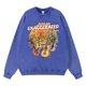 thumbnail image 2 of Sudadera con capucha para hombre, estilo hip hop, estilo vintage, desgastada, desgastada, con una guitarra exagerada, 2024, 2 of 4