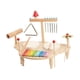 thumbnail image 4 of Instrumento de percusión para niños, set de batería y xilófono de madera, 4 of 9