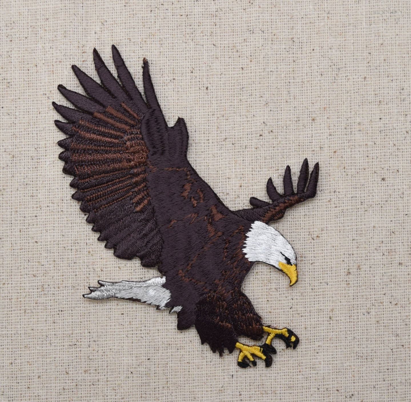 BALD EAGLE Iron On Patch Bird of Prey Birds American Eagle