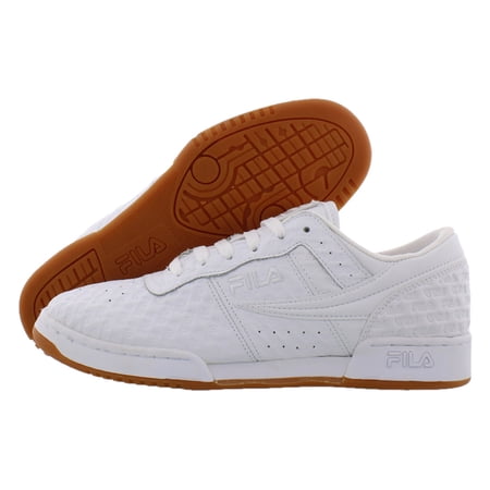 Men's Fila Original Fitness Small Logos White/White/Gum (1FM00113 156) - 11.5