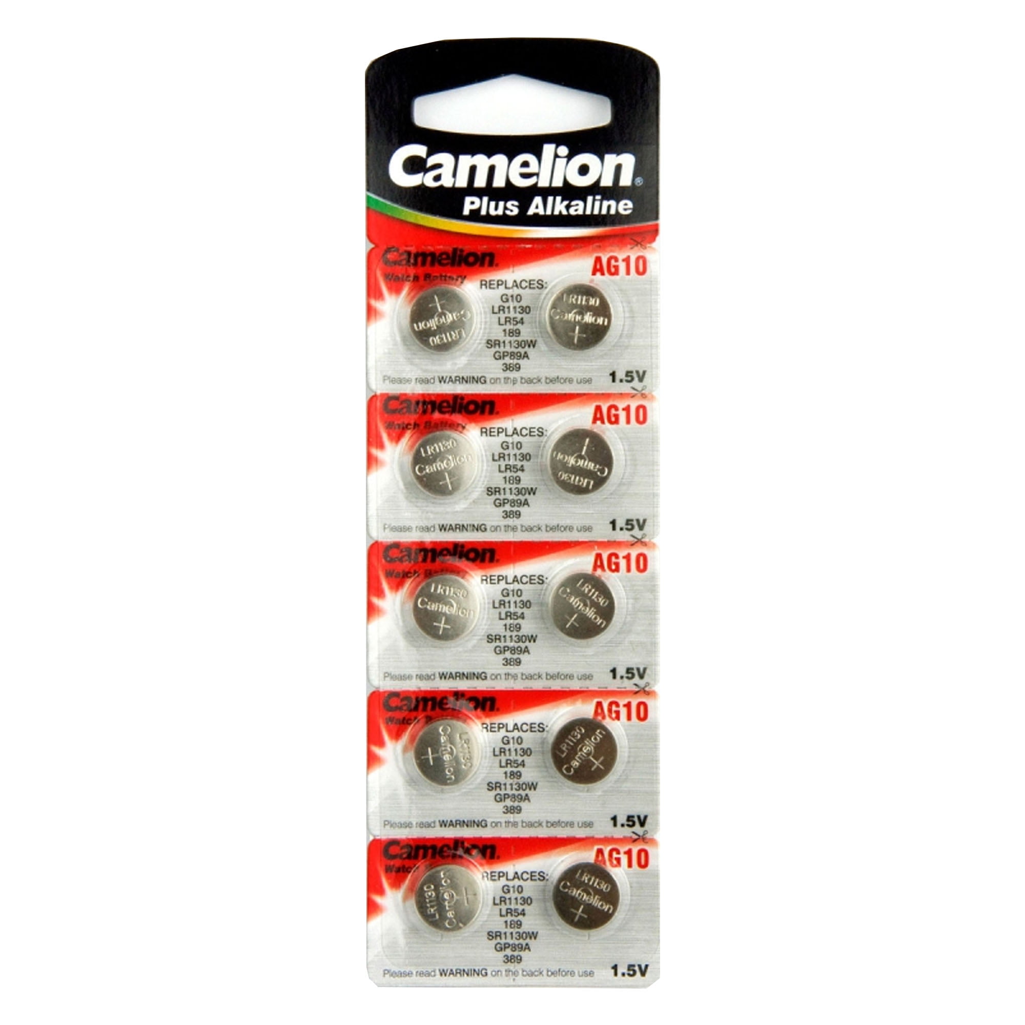 10Pack AG10 / 389 / 390 / LR54 Button Batteries Walmart Canada