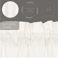 thumbnail image 6 of VHC Brands Simple Life Flax, Farmhouse Curtain Panel, Ruffled, Khaki, 96x40, 6 of 11