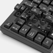 Mechanical Gaming Keyboard Chocolate Keycap Keyboard 104 Keys Corded Computer Keyboards for Laptop PC Office Work