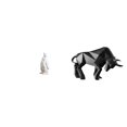 thumbnail image 1 of Escultura coleccionable de resina de pingüino macho, figura decorativa para mesa, dormitorio, oficina, entrada, escritorio o estante., 1 of 8