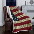 thumbnail image 2 of Sherpa Throw Blanket The Star-Spangled Banner Thermal Fuzzy Blankets Luxury Cozy Soft Warm Microfiber Blankets for Adults Babies All Seasons 50x60IN, 2 of 6