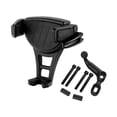 thumbnail image 2 of Soporte para teléfono con montaje en percha desplazado para dispositivos de motocicleta, estable, ligero y compacto Negro, 2 of 8