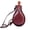 Brown, variant on Armory Replicas Teardrop Leather Water Bottle, 40 oz Leather-Lined Medieval Canteen with Celtic Emblem, Wooden Stopper & Shoulder Strap for Camping, Hiking, Reenactment & LARP