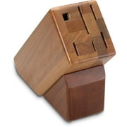 VIctorinox Hardwood Block, 6-Slot, Holds 5 Knives and Steel Honing Sharpener