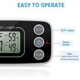 thumbnail image 2 of Termómetro digital BRILLAR para refrigerador y congelador paquete de 2 pantalla LCD grande, 2 of 5