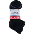 thumbnail image 2 of MediPeds Women's Half Cushion Low Cut Socks, 6 Pairs, 2 of 5