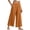 Orange——Fall Savings, variant on Oiangi Womens Plus Size Wide Leg Pants Elastic Waist Palazzo Pant Fall Trendy Ankle Trousers with Pockets White 2XL