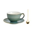 thumbnail image 1 of Taza de café Vintage, juego de tazas de flores de cerámica for el hogar, juego de tazas de té de la tarde for lavar a mano con leche, 1 of 7