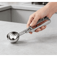 thumbnail image 3 of Stainless Steel Ice Cream Scoop Set - 3 Sizes Spring Handle Scooper for Hard Frozen Desserts, Gelato, Cookie Dough | Commercial & Home Kitchen Tools (4cm/5cm/6cm), 3 of 5