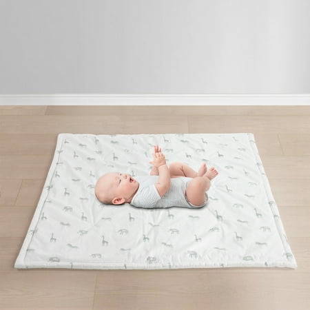 UPC: 0194938048958 | Lush Decor Jungle Adventure Baby Square With Border Play Mat Gray Single 35X35