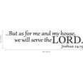 thumbnail image 3 of Imprinted Designs Joshua 24:15 KJV Bible Verse Vinyl Wall Decal Sticker Art (7" X 30"), 3 of 3