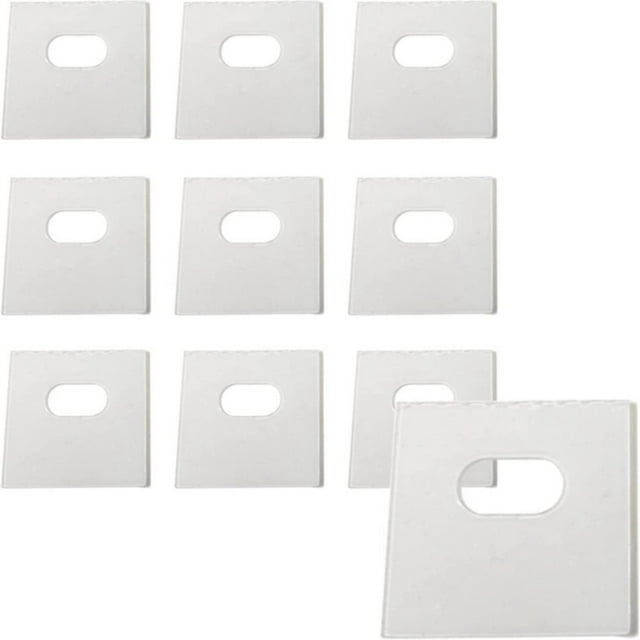 LKWLPD 20 Pcs Languettes de Réparation pour Stores Verticaux, Kit de Pièces de Rechange pour Stores Verticaux Transparents, Lattes de Remplacement pour Stores Verticaux